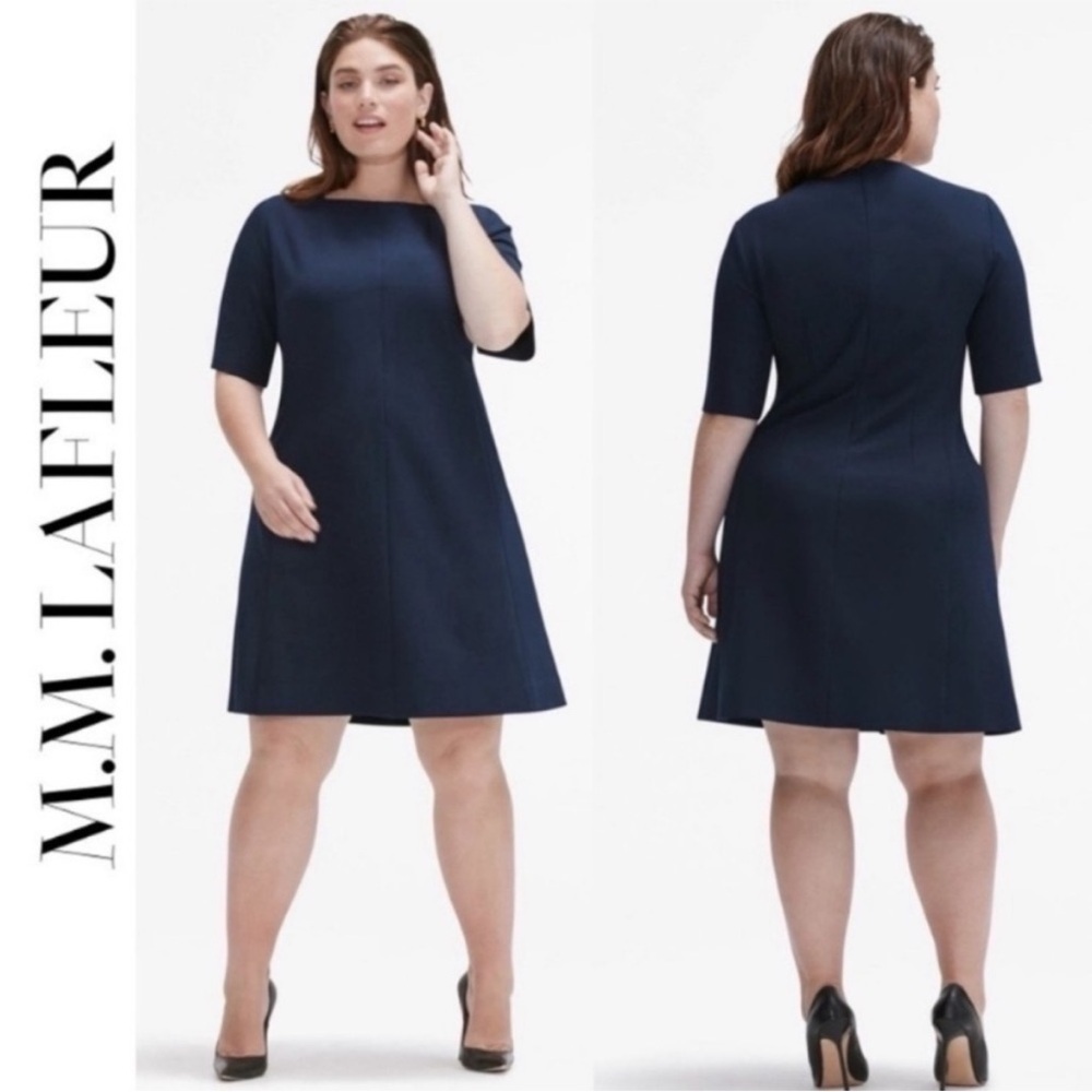 M.M.LaFleur Emily Dress Navy